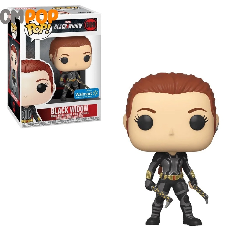 Black Widow - #609 - Funko Pop!  - Marvel Black Widow - Walmart Exclusive