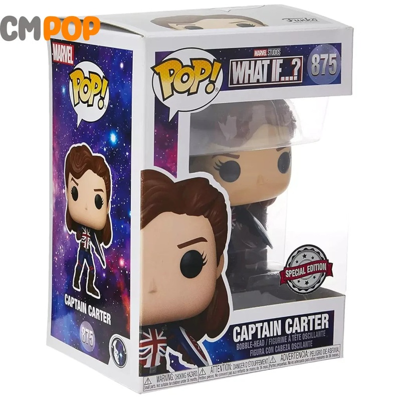 Captain Carter - #875 - Funko Pop! - Marvel What If - Special Edition Exclusive
