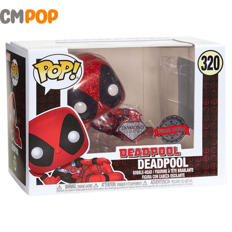 Deadpool - #320 - Funko Pop! - Marvel - Diamond Collection - Special Edition - EMP Pre Release Exclusive