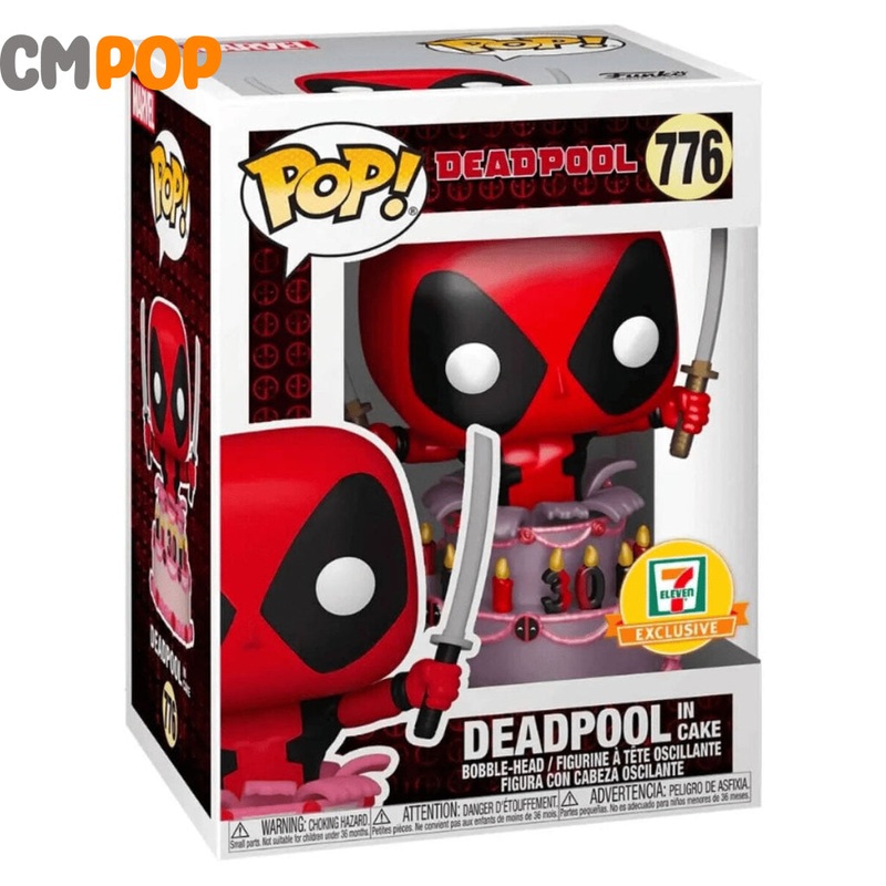 Deadpool In Cake  - #776 - Funko Pop! - Marvel - Deadpool - 7 Eleven Exclusive