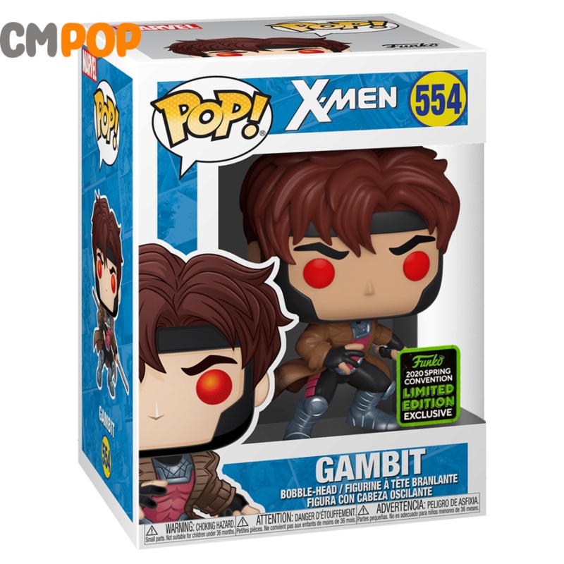 Gambit - #554- Funko Pop! - Marvel - 2020 Spring Convention Exclusive