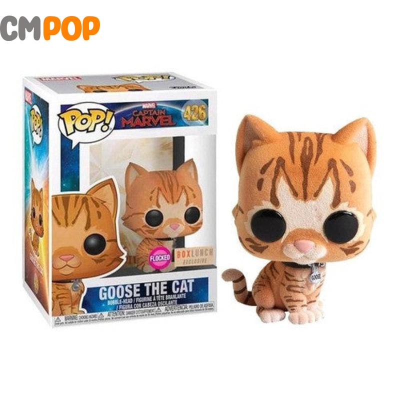 Goose The Cat - #426 - Funko Pop! - Marvel - Flocked - Box Lunch Exclusive
