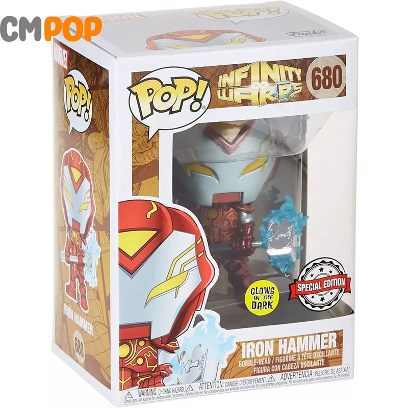 Iron Hammer - #680 - Funko Pop! - Marvel - Infinity Warps - GITD - Special Edition Exclusive