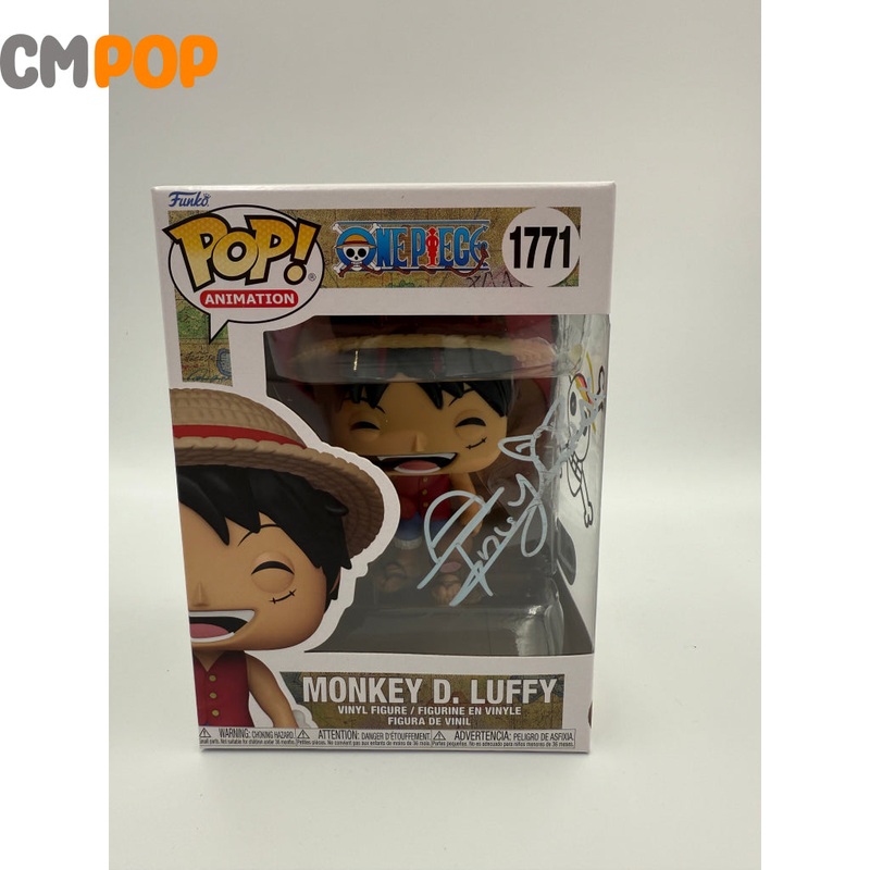 Monkey D Luffy  - #1771 - Funko Pop! - Animation - One Piece -  Signed by Desiree G - Certified Pop!