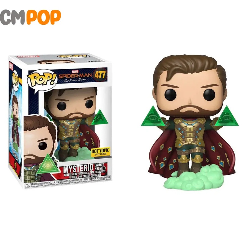Mysterio (W/Out Helmwt)  - #477- Funko Pop!  - Marvel -  Hot Topic Exclusive