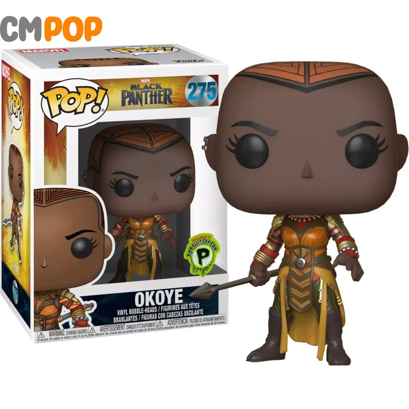 Okoye - #275 - Funko Pop! - Black Panther - Marvel - PopCultcha.com Exclusive