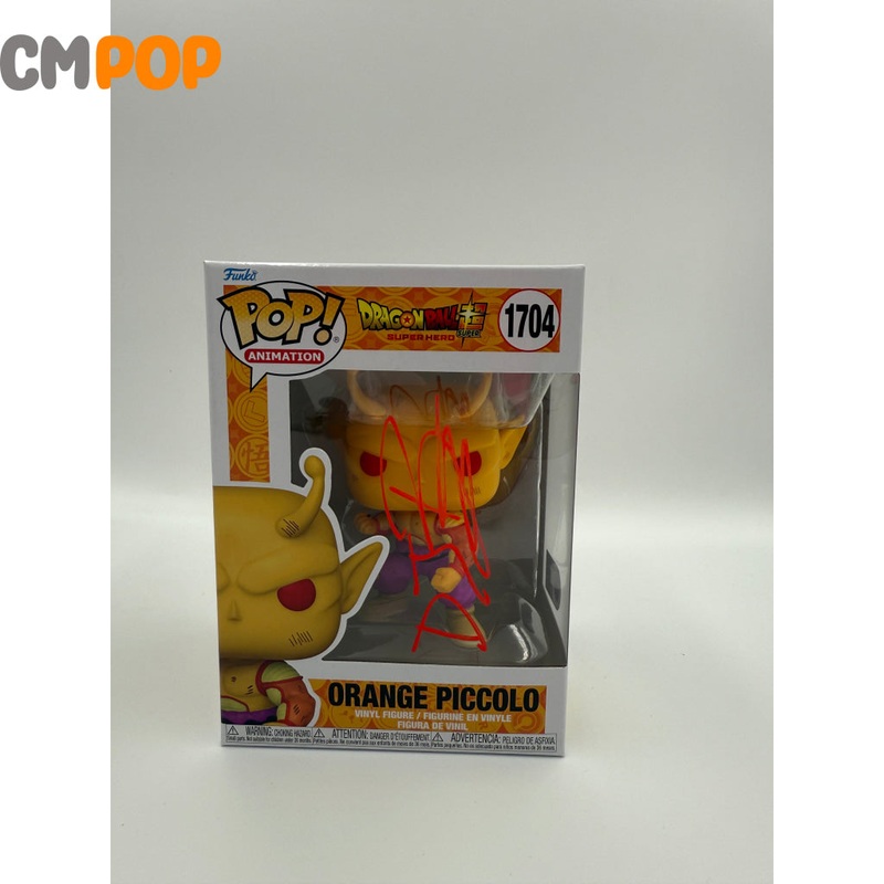 Orange Piccolo - #1704 - Funko Pop! - Animation - Dragon Ball Super Hero -  Signed by DJ Rivers - Certified SWAU Pop!