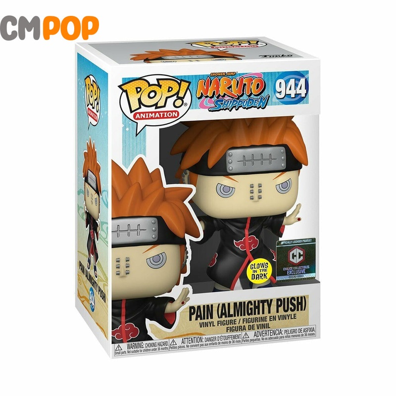 Pain (Almighty Push)  - #944 - Funko Pop! - Animation  - Naruto Shippuden - GITD - Chalice Collectables Exclusive
