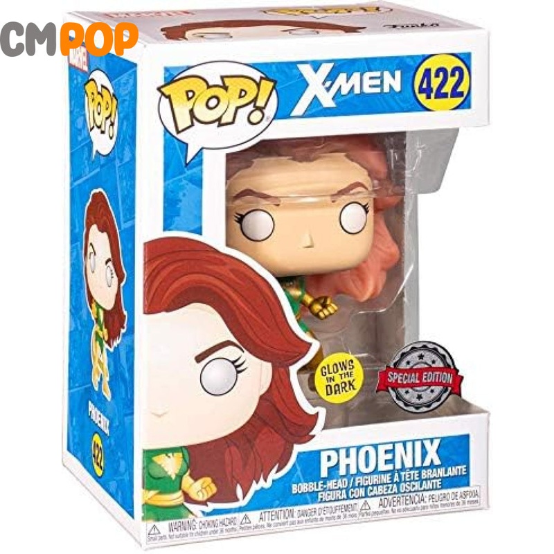 Phoenix - #422 - Funko Pop! -X-men - Glow in the Dark - Special Edition
