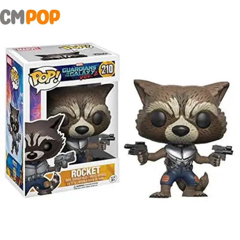 Rocket - #210- Funko Pop!  - Marvel - Guardians Of The Galaxy Vol 2 - Exclusive