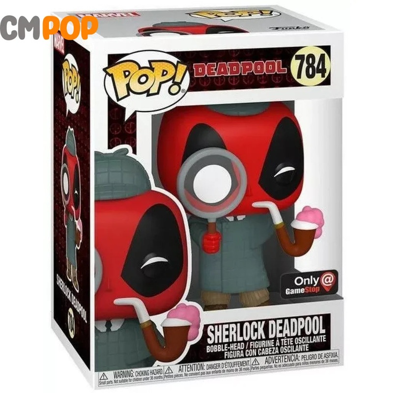 Sherlock Deadpool  - #784 - Funko Pop! - Marvel - Deadpool - GameStop Exclusive