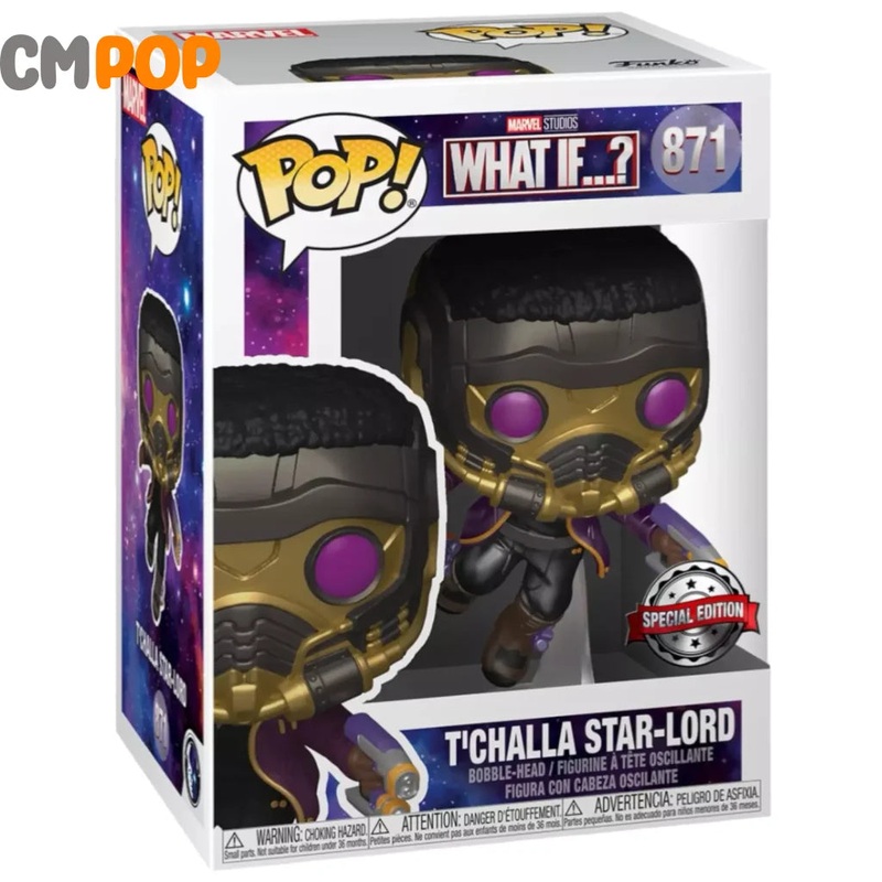 T'Challa Star-Lord - #871 - Funko Pop! -  Marvel - What If..? - Special Edition