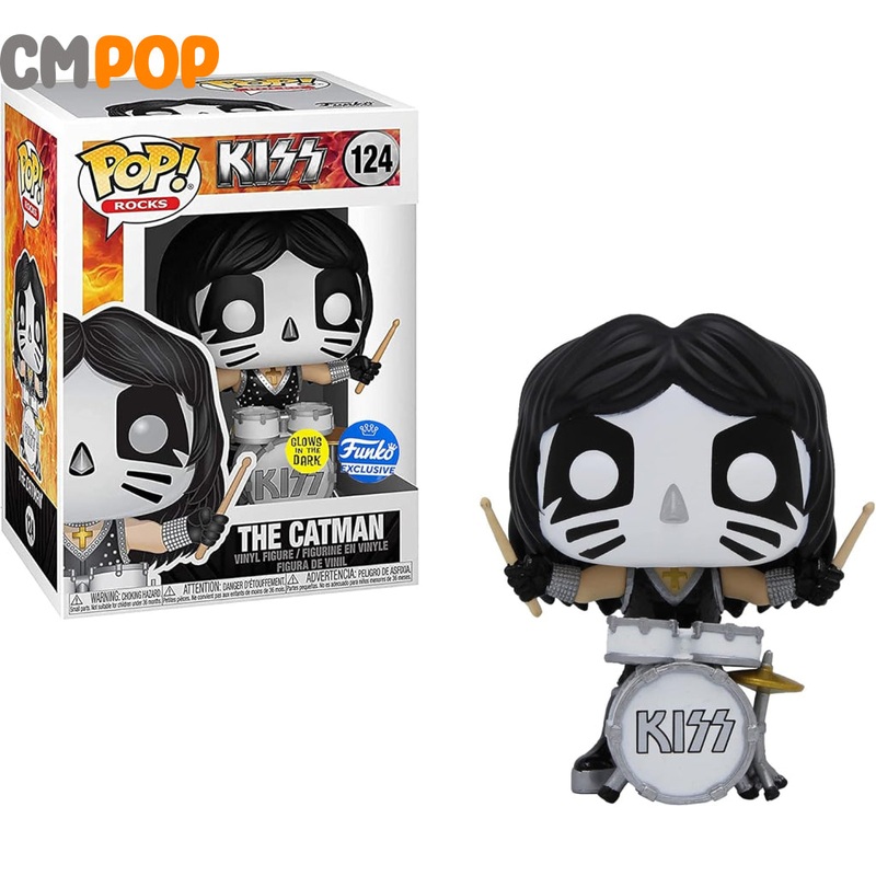 The Catman - #124 - Funko Pop! - Rocks - Kiss - GITD - Funko Exclusive