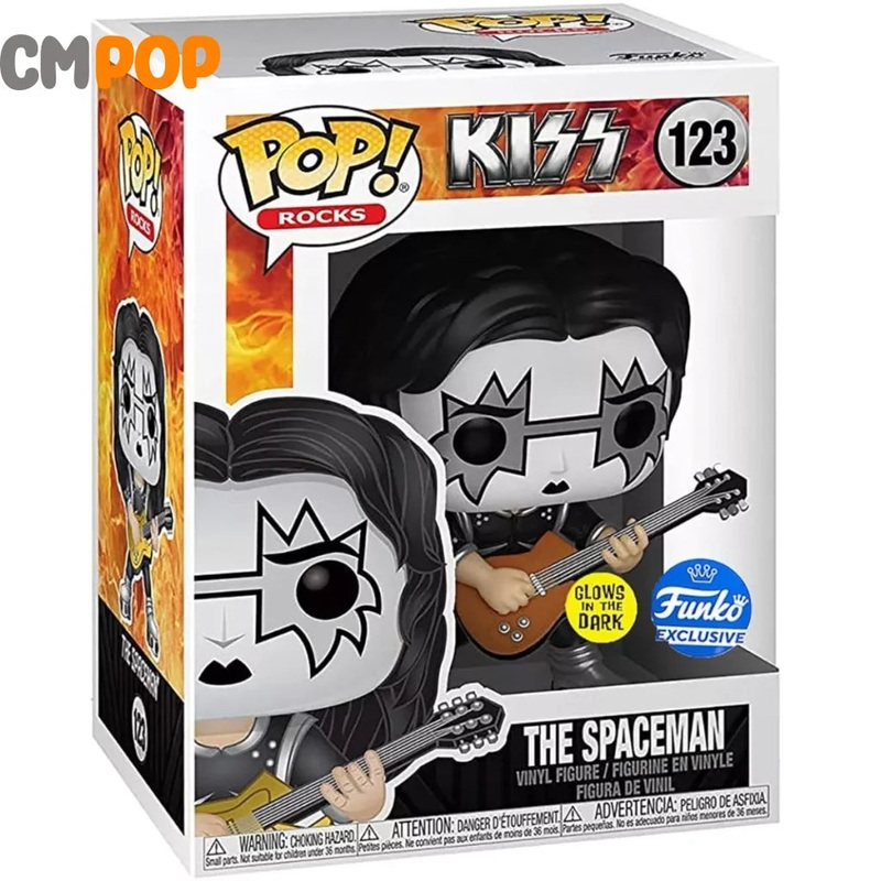 The Spaceman - #123 - Funko Pop! - Rocks - Kiss - GITD - Funko Exclusive