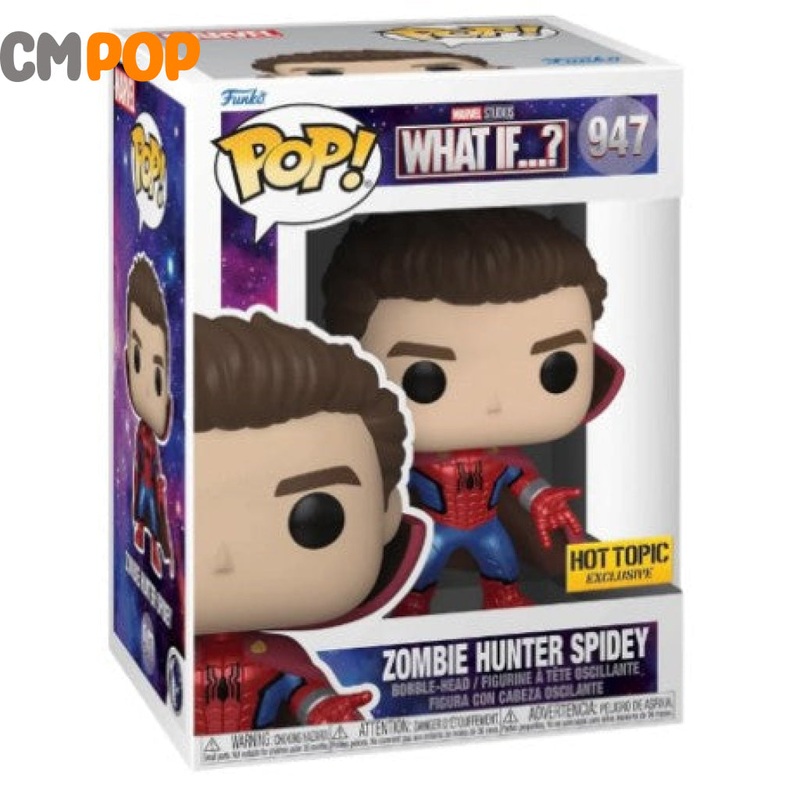 Zombie Hunter Spidey - #947 -  Funko Pop!  - Marvel - What If? - Hot topic Exclusive
