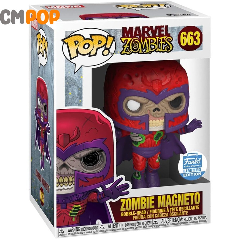 Zombie Magneto  - #663 - Funko Pop! - Marvel - Marvel Zombies - Funko Limited Edition