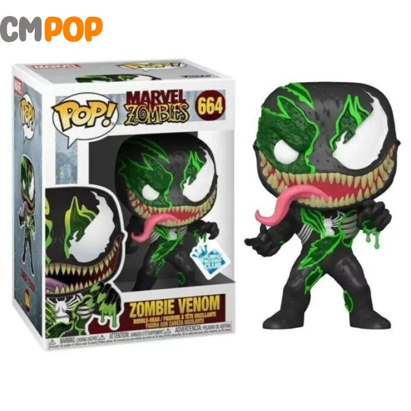 Zombie Venom - #664- Funko Pop! - Marvel Zombies - Funko Club Exclusive