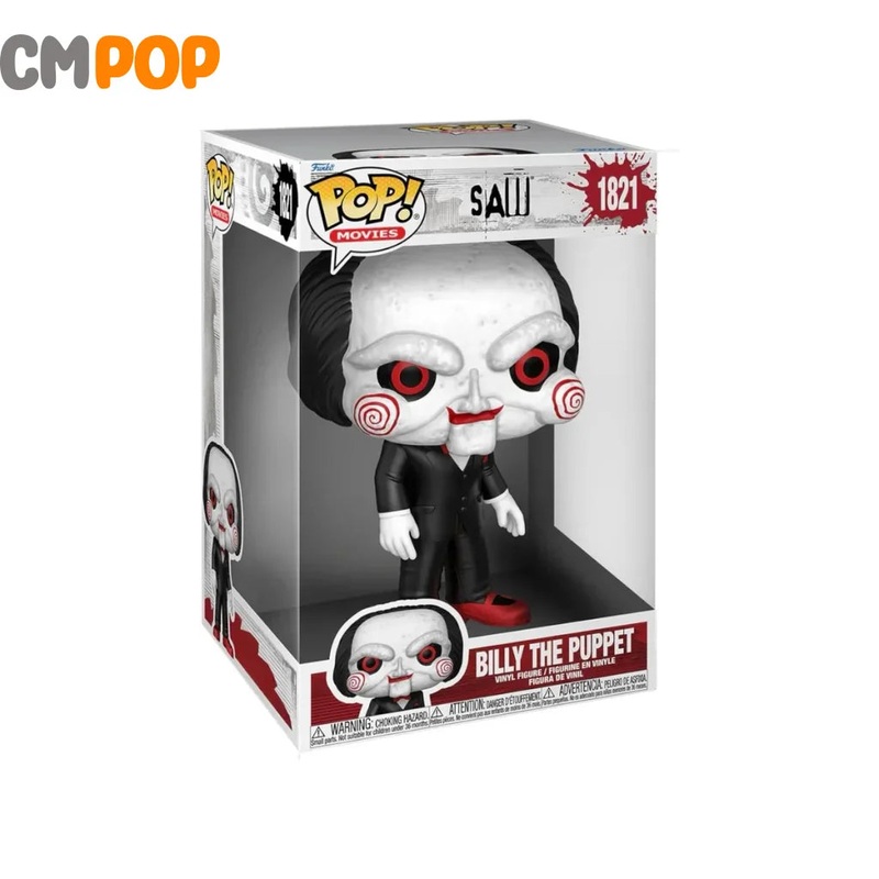 Billy the Puppet - #1821 - Funko Pop! - Jumbo -  Movies - SAW