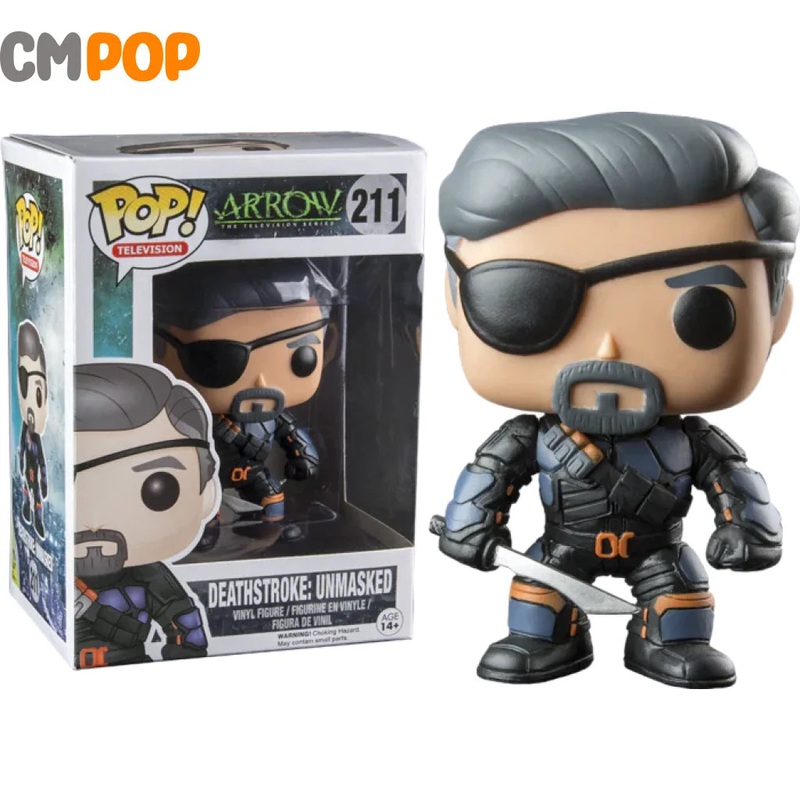 Deathstroke : Unmasked - #211 - Funko Pop! - Television - Arrow- Underground Toys Exclusive