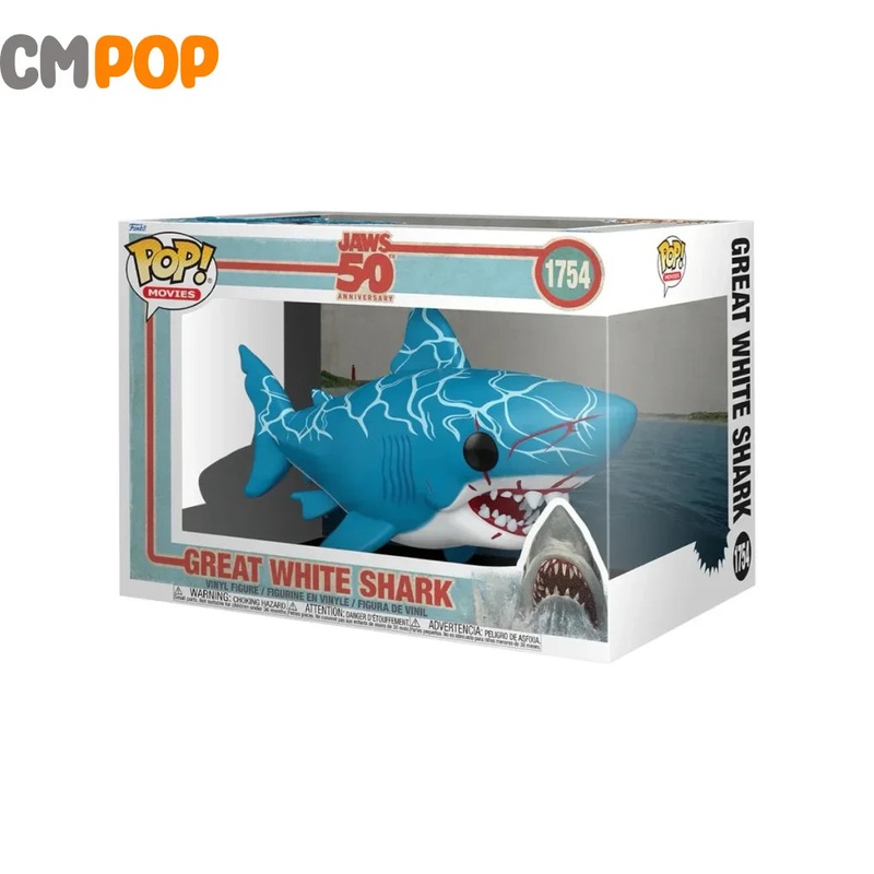Great White Shark - #1754  - Funko Pop! - Movies - Jaws 50 Anniversary