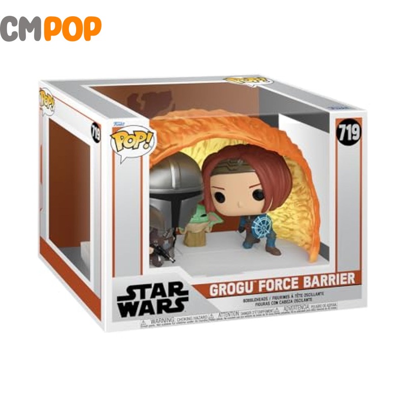 Grogu Force Barrier - #719 - Funko Pop! - Moments - Starwars