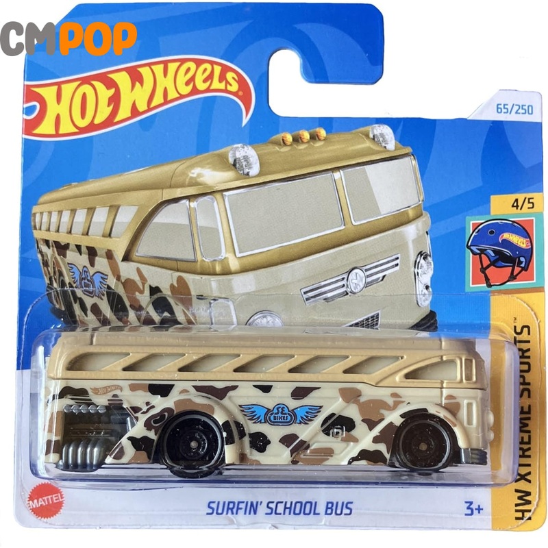 Hot Wheels - HW Xtreme Sports - Surfin School Bus  (65/250) - (Half Card)
