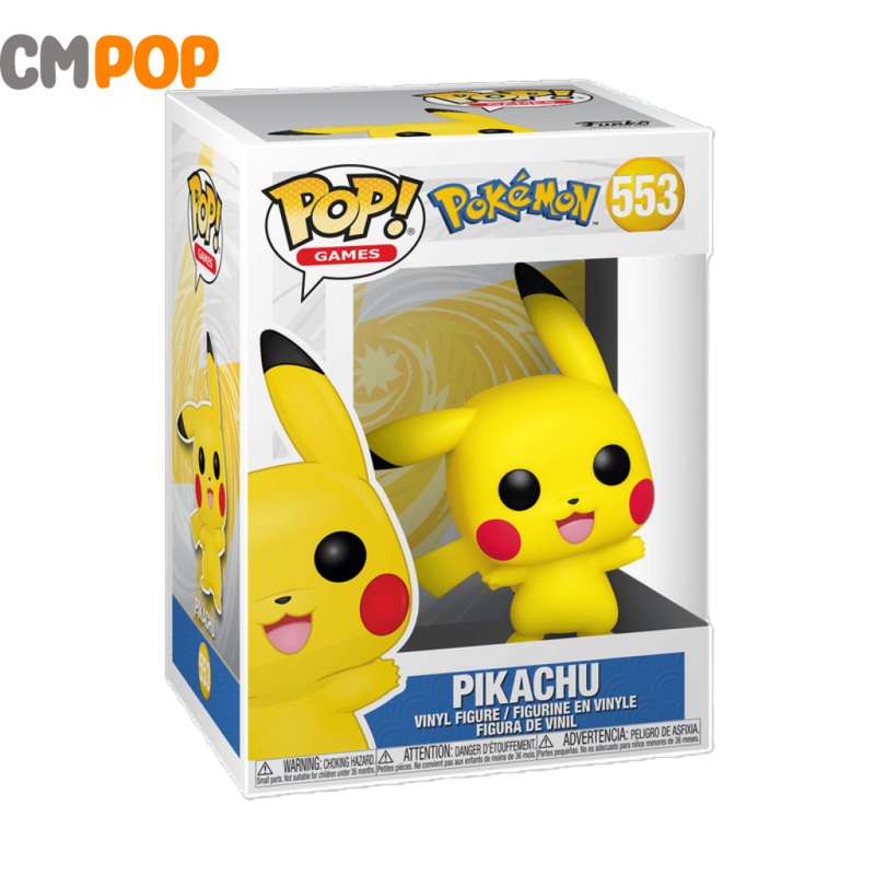 Pikachu (Waving) - #553 - Funko Pop! - Games - Pokemon