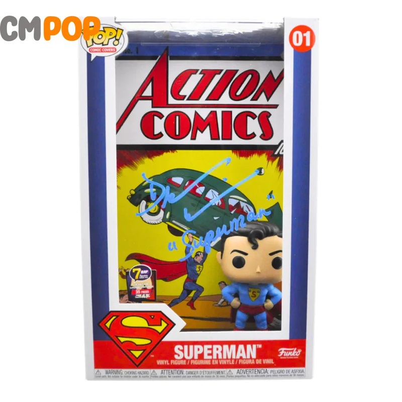 Superman - #01 - Funko Pop! - Comic Covers - 7 BAP - 35 PCS - Signed POP! - Signed by Dean Cain