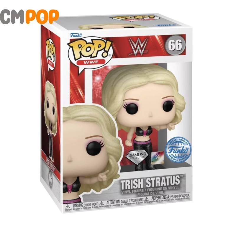 Trish Stratus - #66 - Funko Pop! - WWE - Diamond Collection - Funko Exclusive