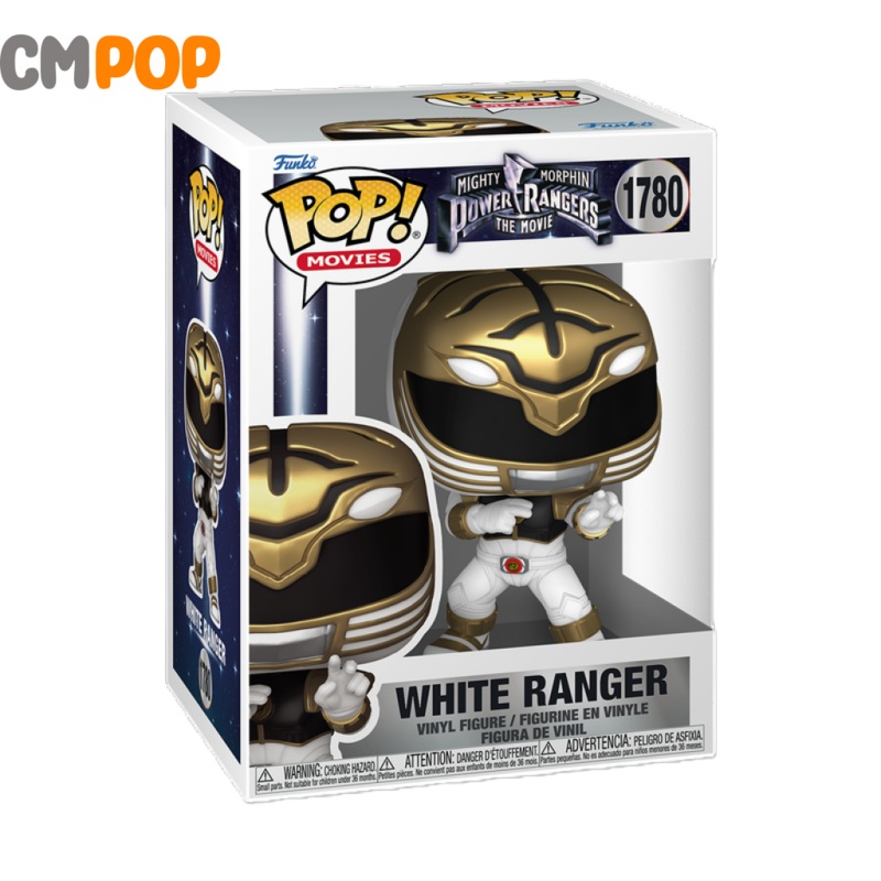 White Ranger - #1780 - Funko Pop!  - Movies - Mighty Morphin Power Rangers