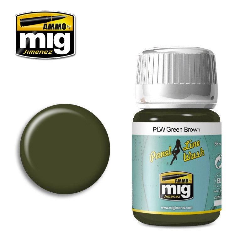 AMMO - 1612 Panel Line Wash Green Brown