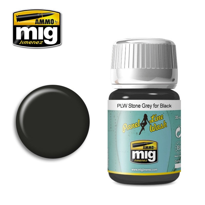 AMMO - 1615 Panel Line Wash Stone Grey For Black