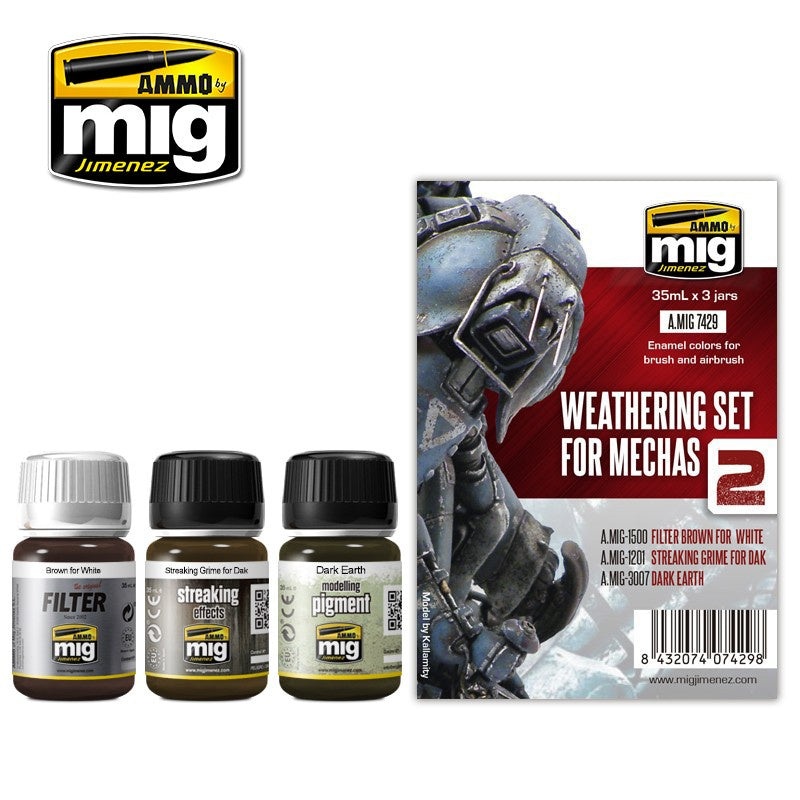 AMMO - 7429 Weathering Set For Mechas