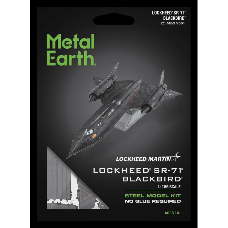 Metal Earth - Lockheed SR-71 Blackbird (Colour)