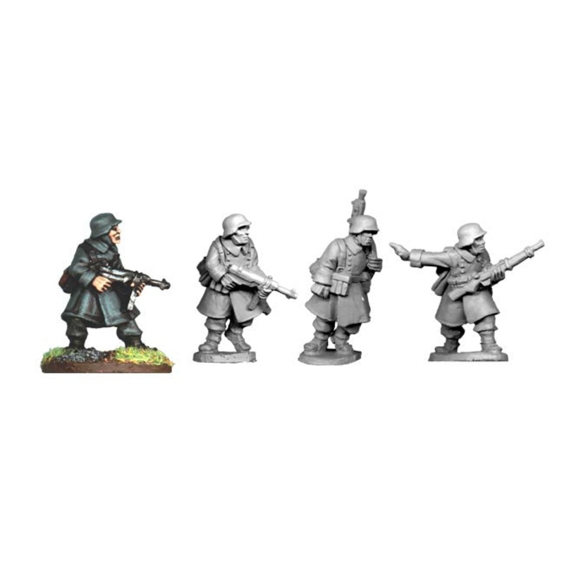 Artizan Design - German NCO's and LMG in Greatcoats (Metal)