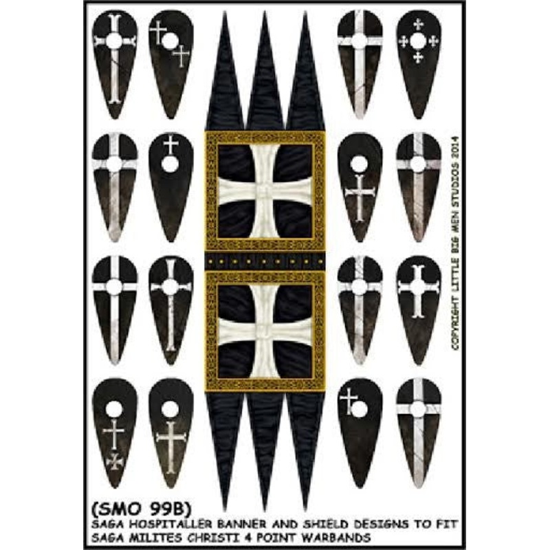 LBMS Transfers - Milites Christi Hospitaller  Banners & Shield
