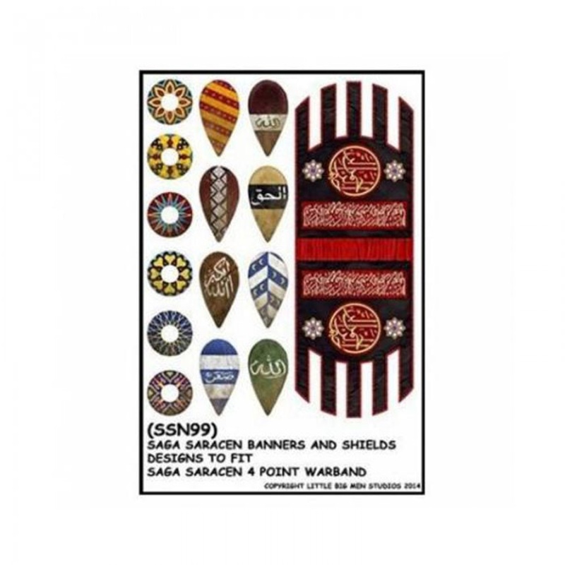 LBMS Transfers - Saracen  Banners & Shield