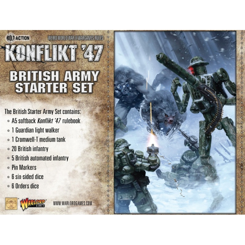 Warlord - Konflikt '47 British Army Starter Set (Plastic/Metal/Resin)