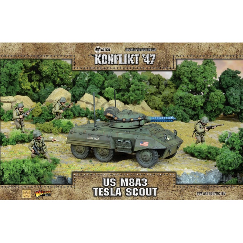 Warlord - Konflikt '47 M8A3 Tesla Scout (Plastic/Metal/Resin)
