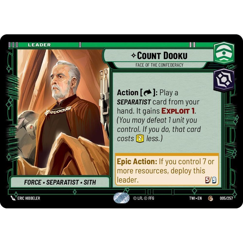 SWU - Count Dooku - Face of the Confederacy (005/257)