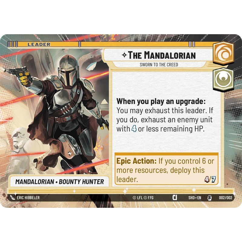 SWU - The Manalorian - Sworn To The Creed (Hyperspace Foil) (002/002)