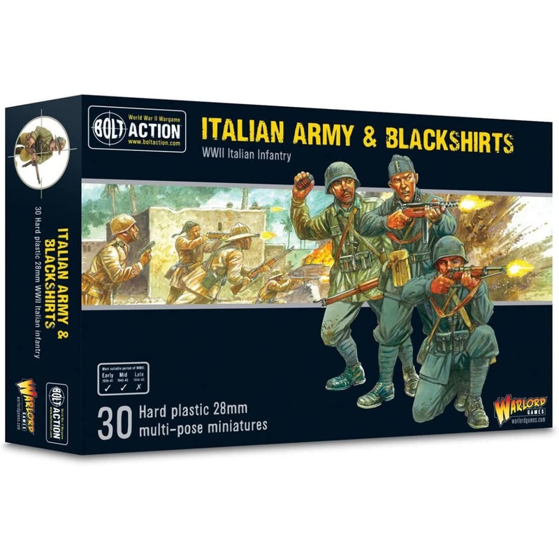 Warlord - Bolt Action  Italian Army / Blackshirt Starter Army