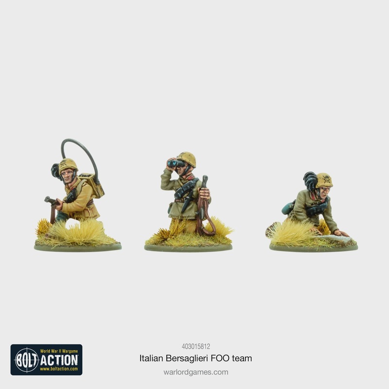 Warlord - Bolt Action  Italian Bersaglieri FOO Team