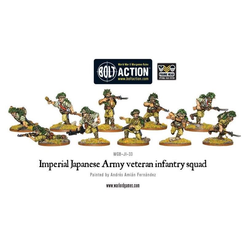 Warlord - Bolt Action  Japanese Veteran Infantry Squad