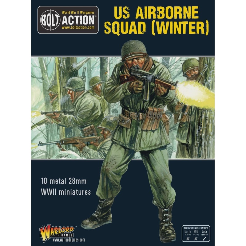 Warlord - Bolt Action  US Airborne Squad (Winter)