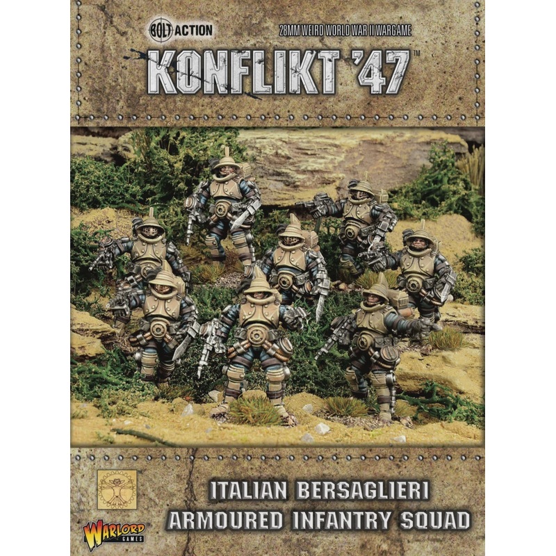 Warlord - Konflikt '47 Italian Bersaglieri Armoured Infantry Squad
