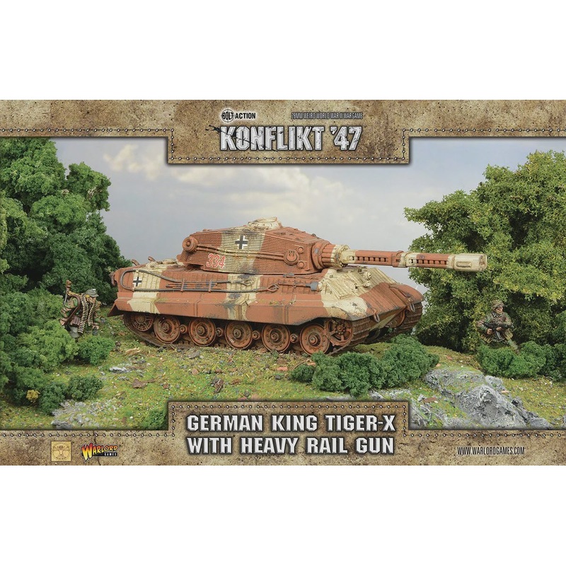 Warlord - Konflikt '47 King Tiger-X w/ Heavy Rail Gun
