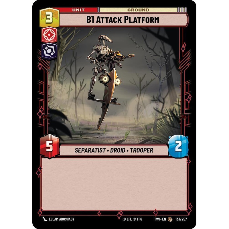 SWU - B1 Attack Platform (133/257) (Foil)
