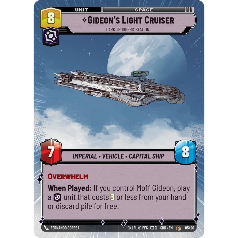 SWU - Gideon's Light Cruiser - Dark Troopers' Station (05/20)