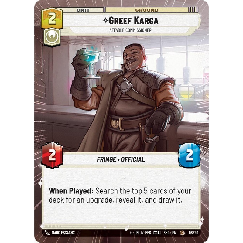 SWU - Greef Karga - Affable Commissioner (08/20)